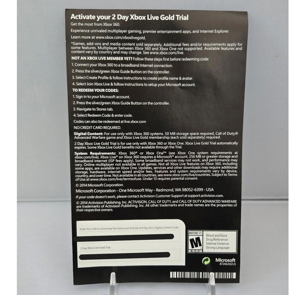 Call of Duty Advanced Warfare Day Zero Edition - Xbox 360 - CIB Tested & Working - Picture 9 of 11